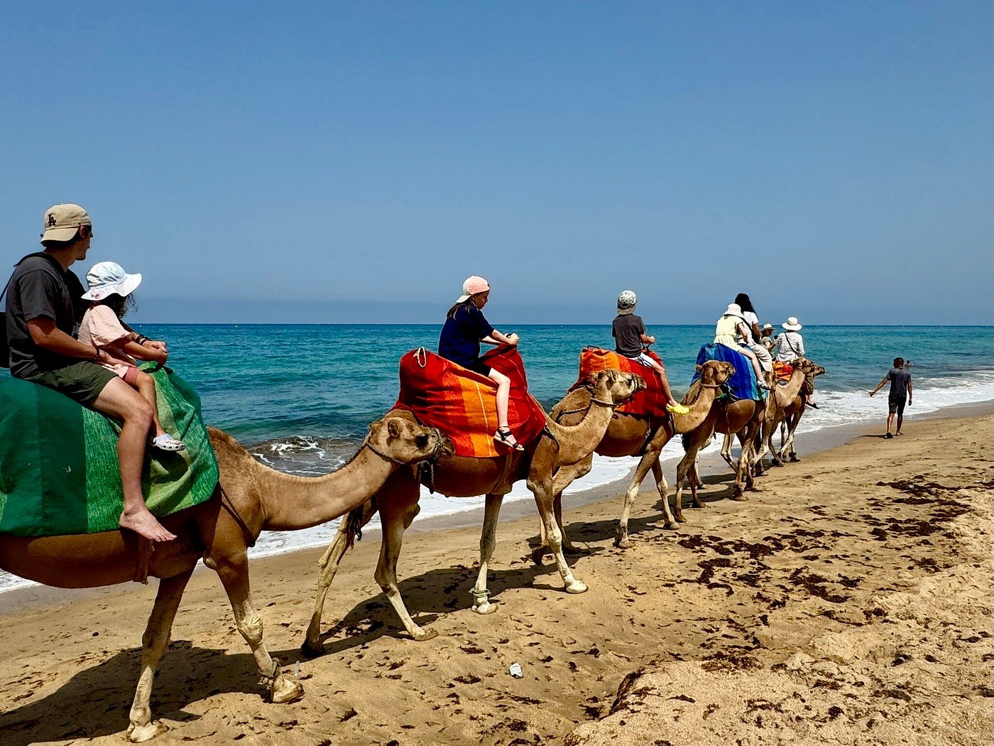 Tánger: Tour panorámico por Cap Spartel y Cuevas de Hércules con paseo en camello